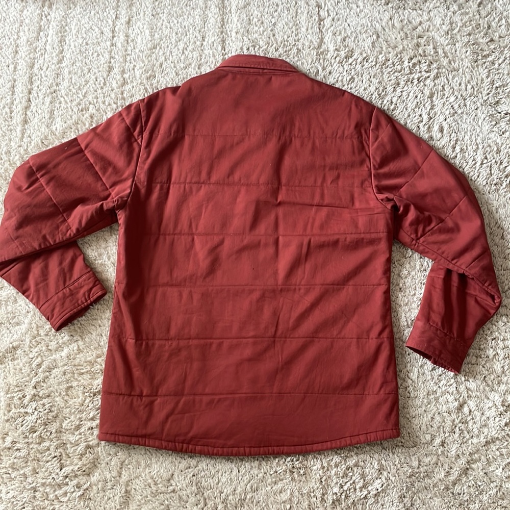 Red Lightweight Shirt Jacket - Picture 6 of 6